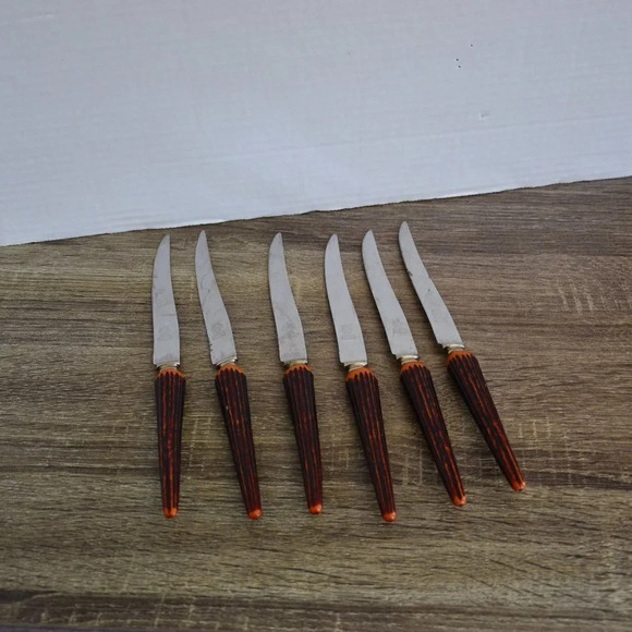 Vintage  Antler Looking Knives - Picture 2 of 7